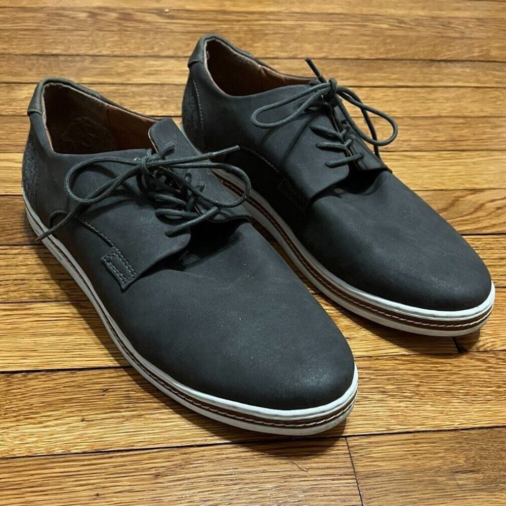 Call It Spring Mens Canvas Casual Dress Shoes Gray size US 9.5 Lace Up